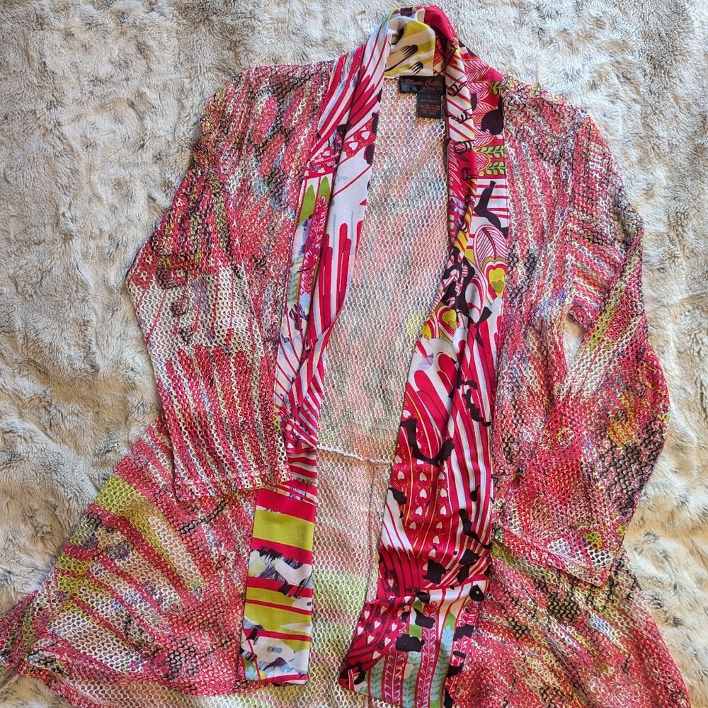 Pleats Collection Coverup, Size Small